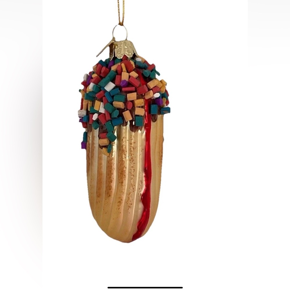 Kurt Adler Italian Butter Cookie Glass Ornament
